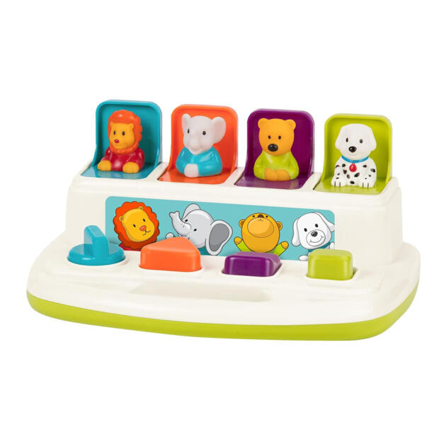 Battat – Cause-and-Effect Toy – Developmental Toy with Buttons & Colors