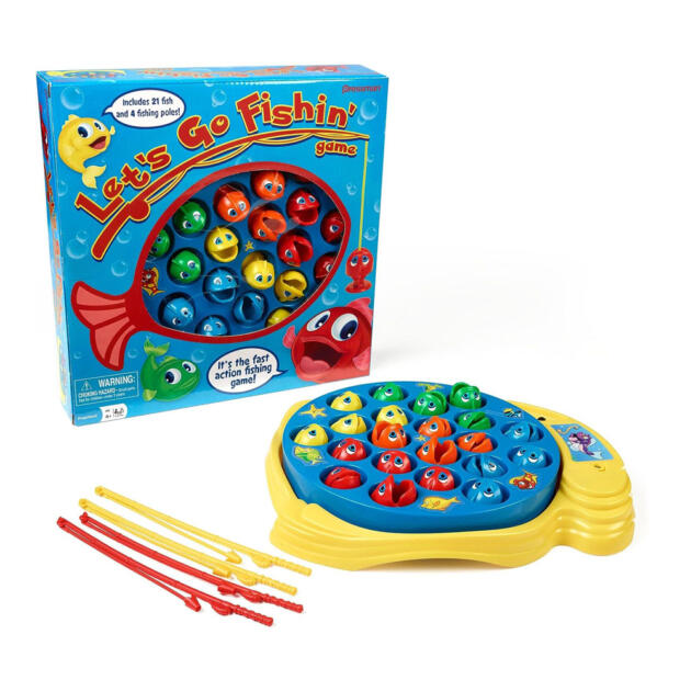 Let's Go Fishin' Game by Pressman - The Original Fast-Action Fishing Game