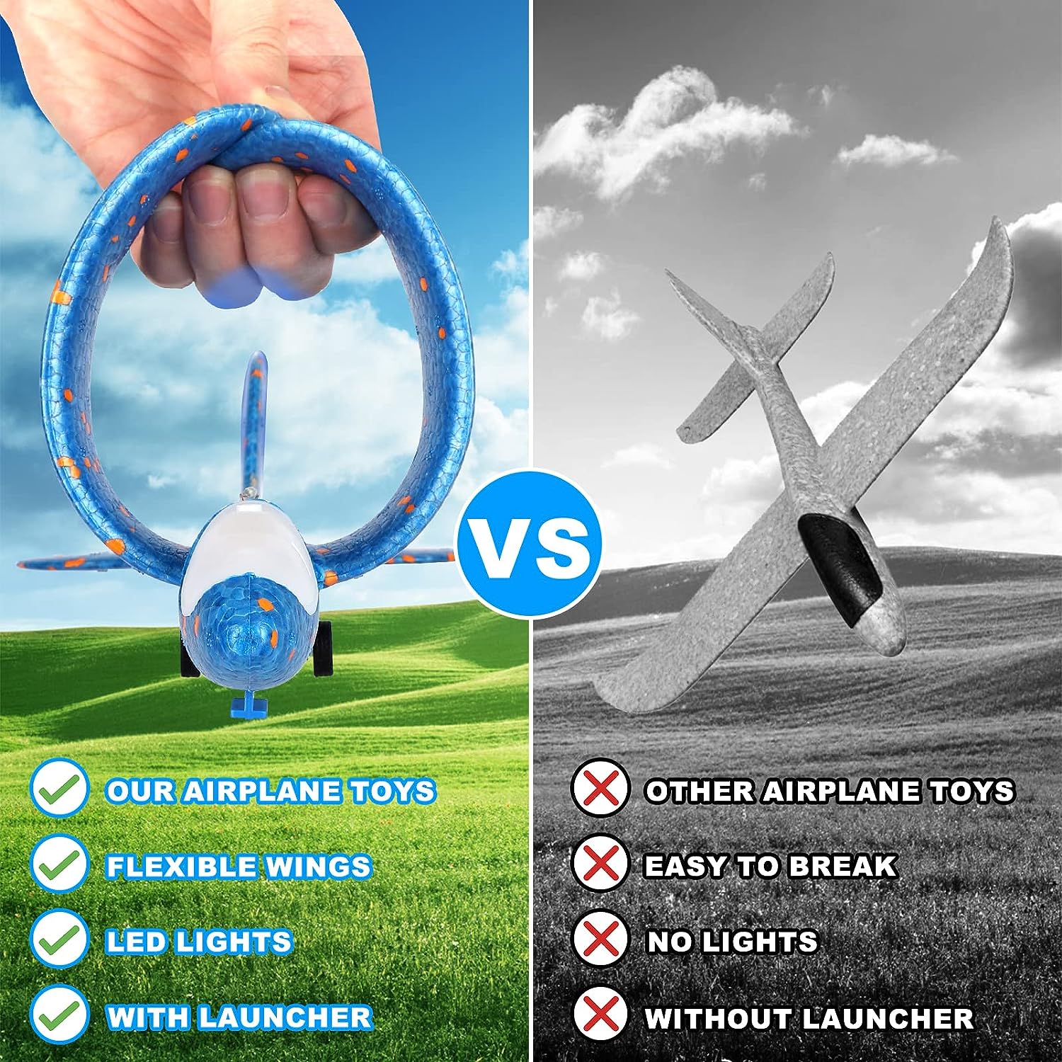 Fuwidvia 4 Pack Airplane Launcher Toys - Image 2