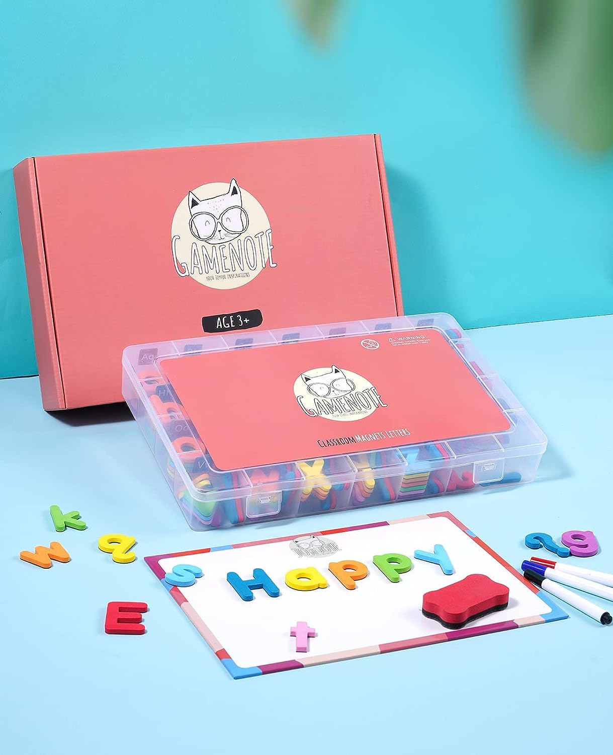 Gamenote Classroom Magnetic Alphabet Letters Kit 234 Pcs - Image 3