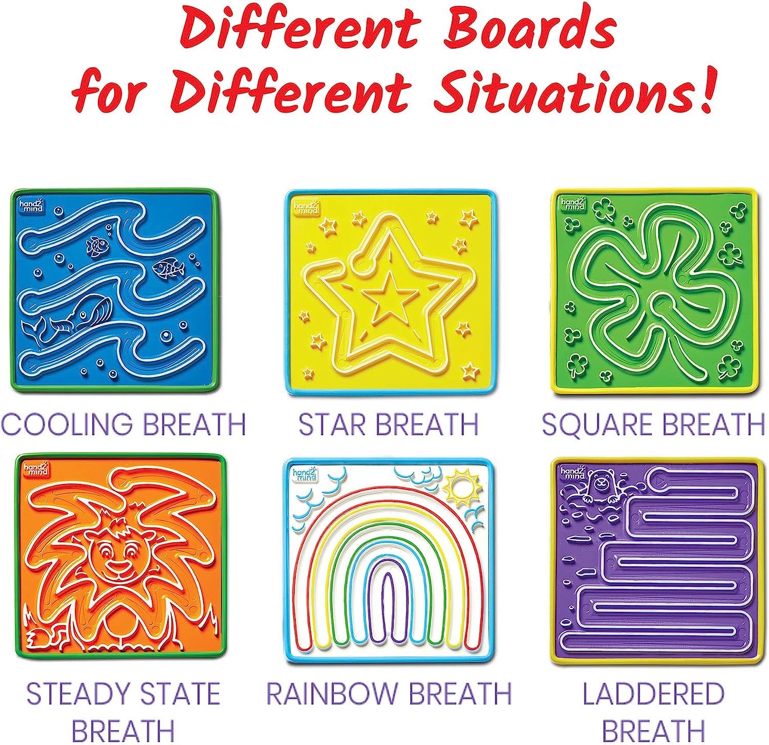 hand2mind Mindful Maze Boards Mindfulness for Kids Anxiety Relief - Image 2
