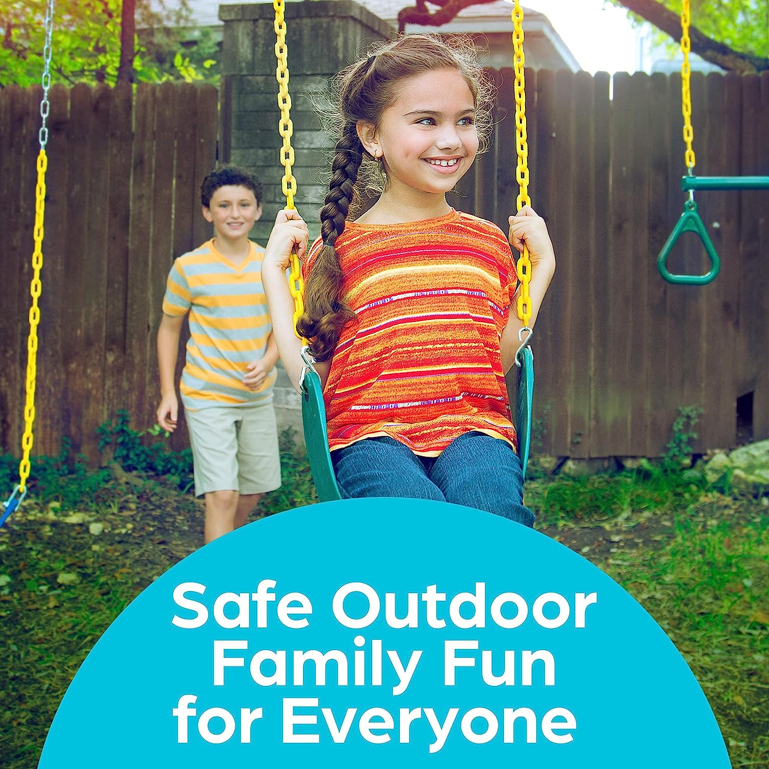 Jungle Gym Kingdom Swings for Outdoor Swing Set - Pack of 2 - Image 2