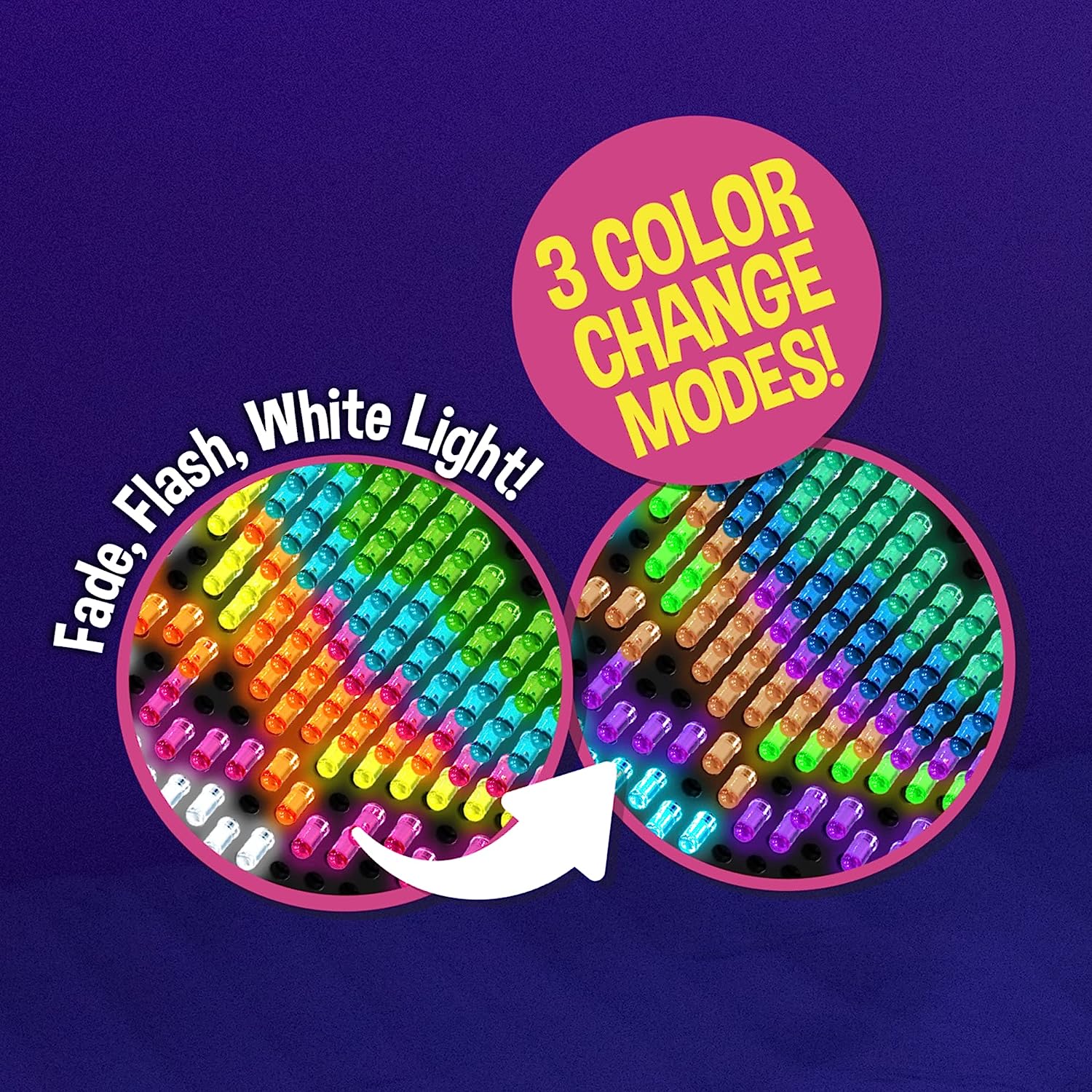 Lite Brite Oval High Definition - Light Up Toy – 650 Mini Pegs - Image 3