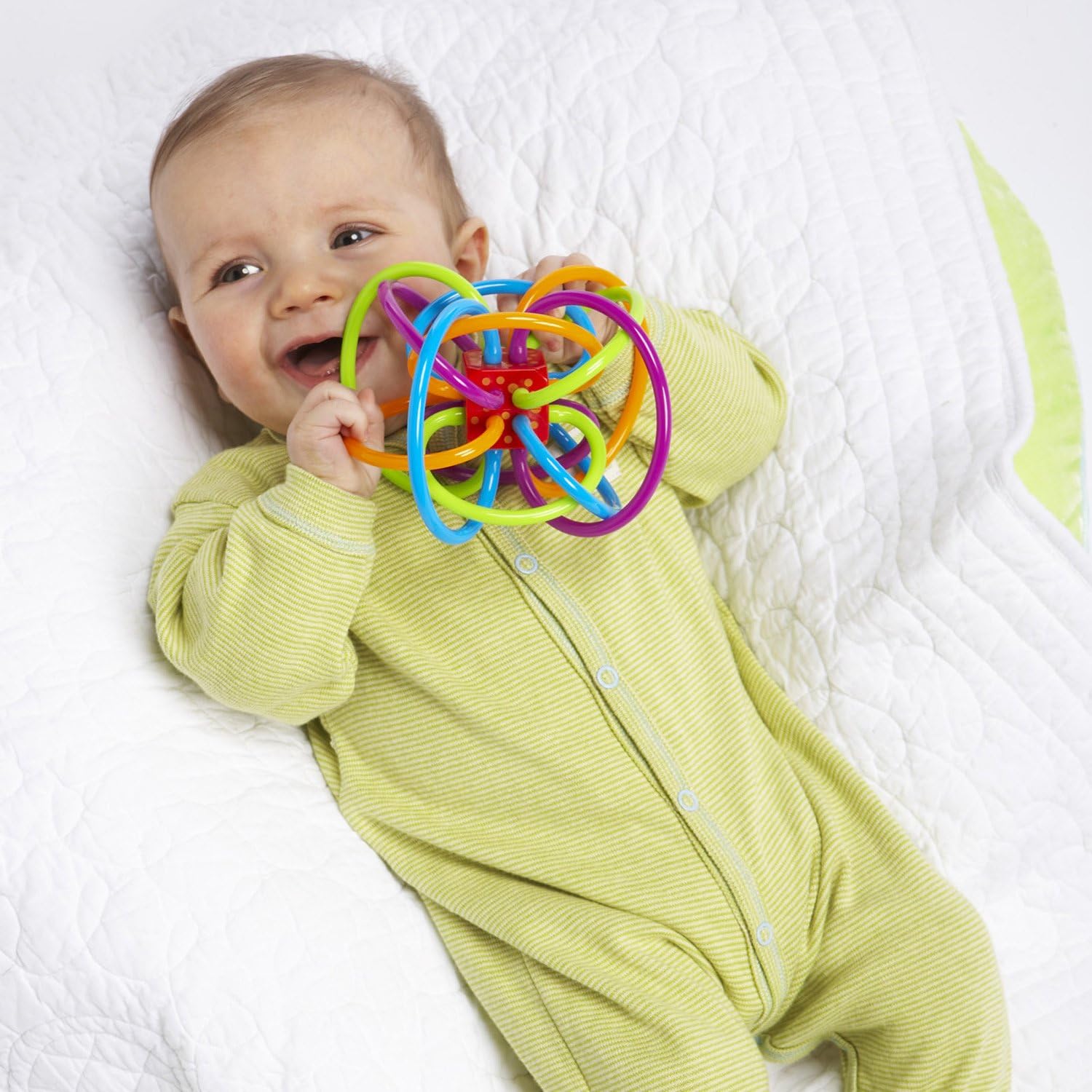 Manhattan Toy Winkel Rattle & Sensory Teether Toy - Image 2