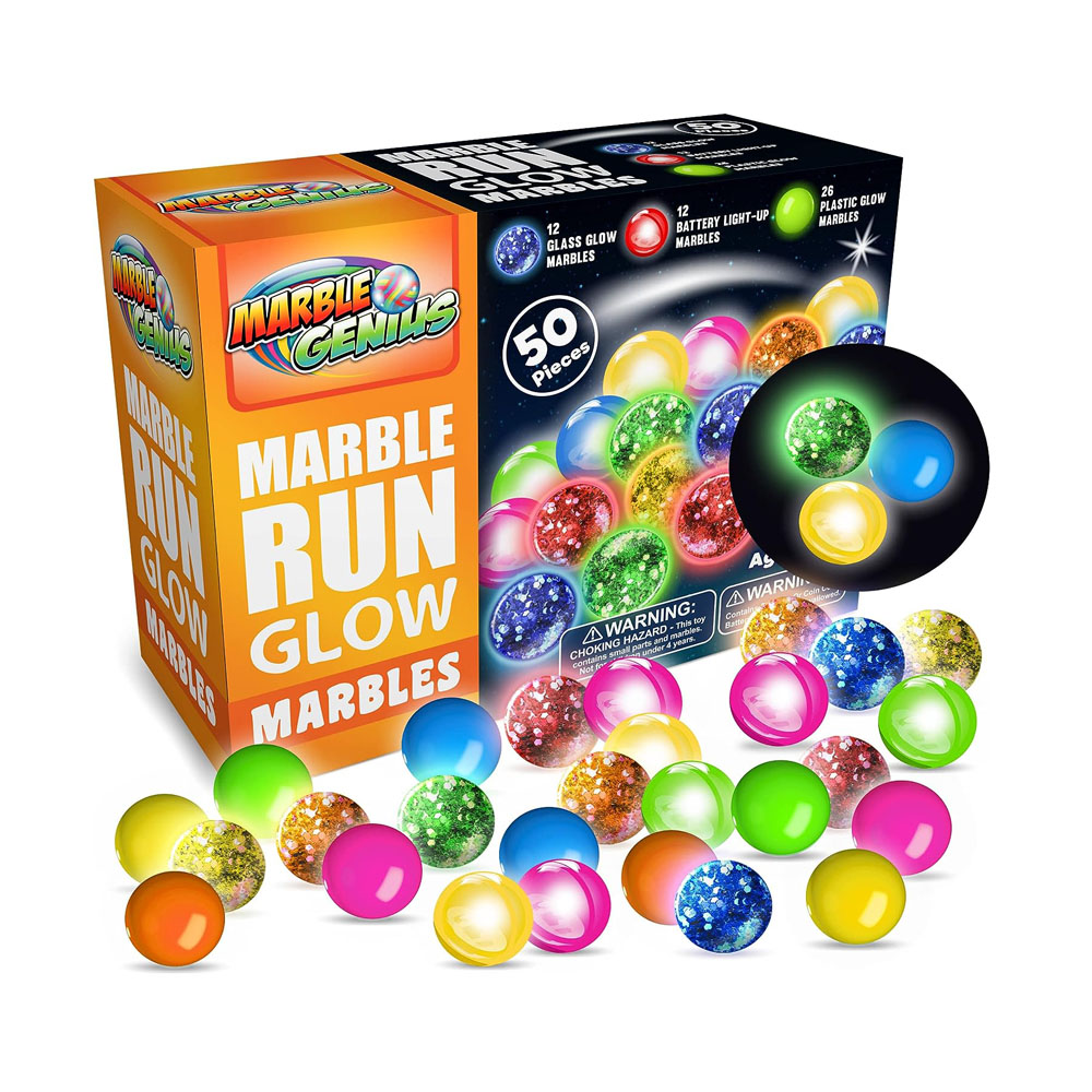 Marble Genius Marble Glow Run Race in The Dark (50 pcs)